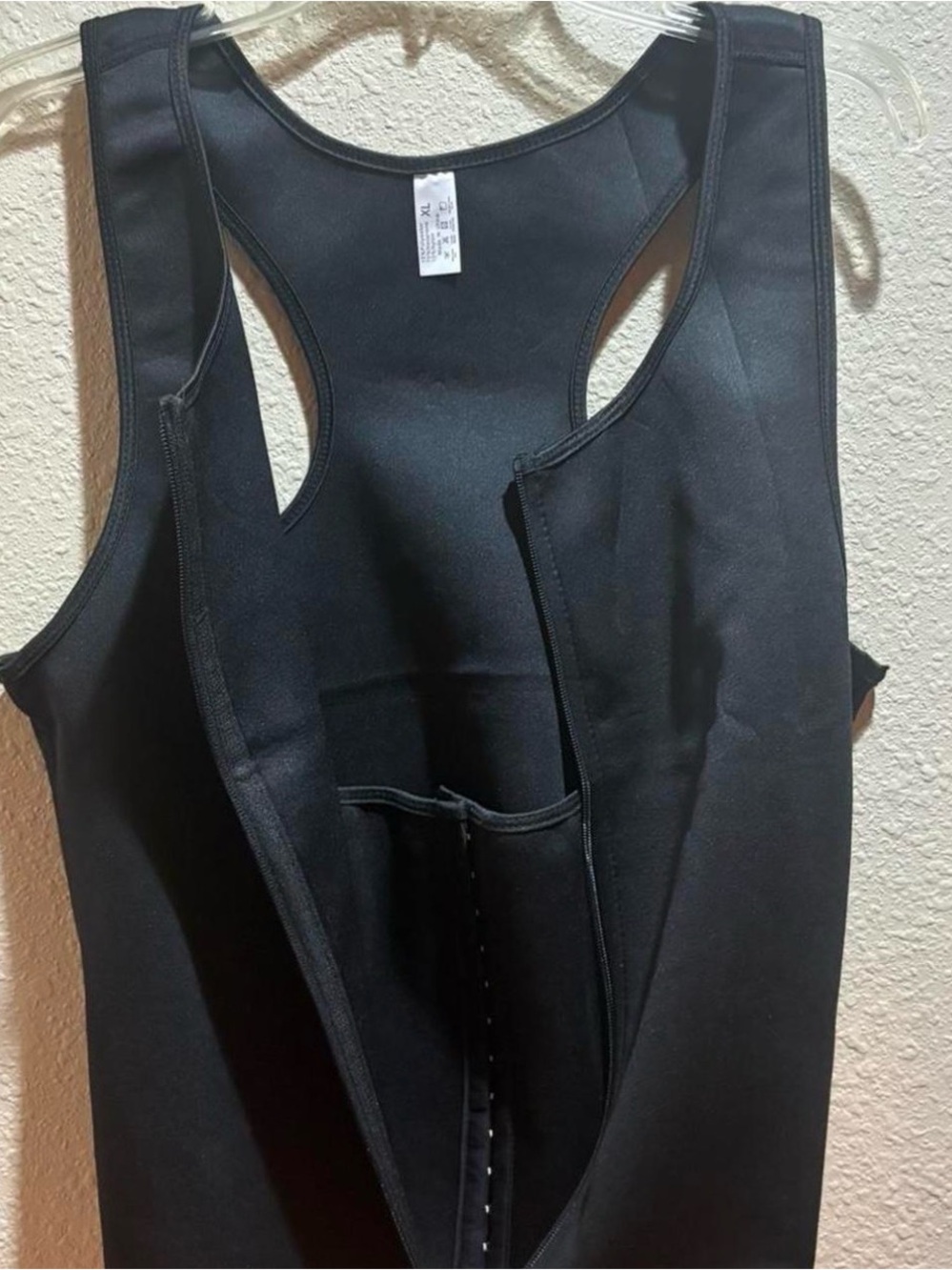 Men's Black Compression Shapewear Vest